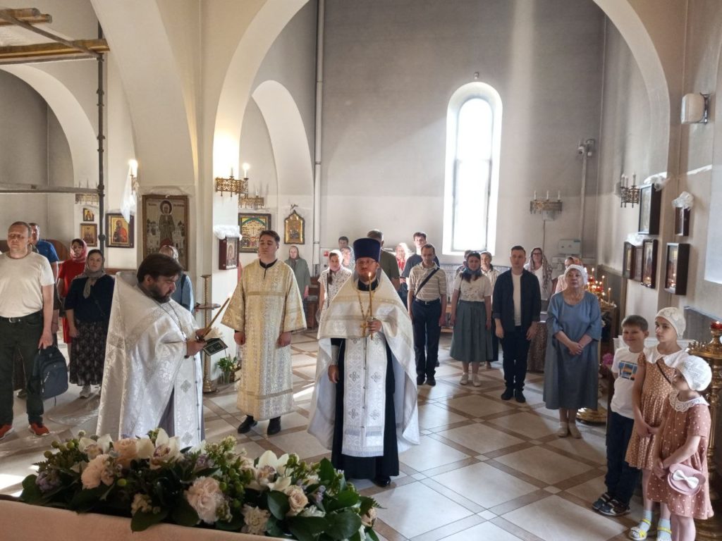 Храм в честь святого благоверного князя Андрея Боголюбского на Волжском г.  Москвы